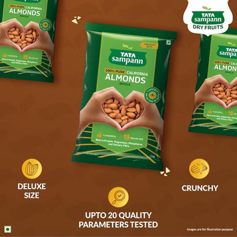 Tata Sampann Pure California Almonds Whole